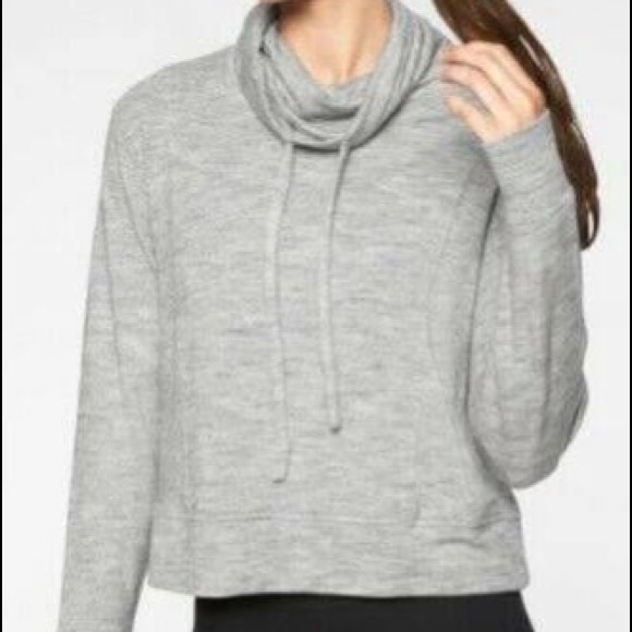Athleta Tops - Athleta Cowl neck cropped sweatshirt